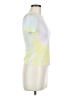 Shein Tie-dye Yellow Short Sleeve Turtleneck Size 6 - photo 4