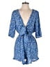 Unbranded Print Blue Romper Size S - photo 1