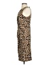 Catherine Malandrino Animal Print Brown Cocktail Dress Size S - photo 5