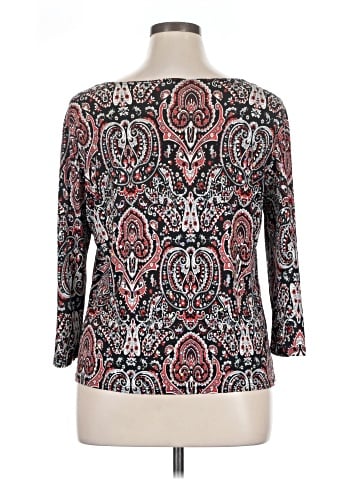 Brittany Black 3/4 Sleeve Top (view 2)