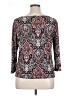 Brittany Black Black 3/4 Sleeve Top Size 1X - photo 2