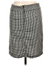 Body Central Houndstooth Black Casual Skirt Size L - photo 2