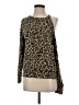 LNA Animal Print Gold Pullover Sweater Size XS - photo 1