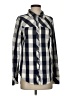 BKE 100% Cotton Checkered-gingham Gray Long Sleeve Button-Down Shirt Size S - photo 1