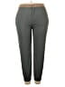 Unbranded 100% Polyester Solid Gray Casual Pants Size XXL - photo 1