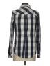 BKE 100% Cotton Checkered-gingham Gray Long Sleeve Button-Down Shirt Size S - photo 2