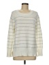 Liz Claiborne Stripes Ivory Pullover Sweater Size M (petite) - photo 1