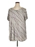 Apt. 9 Tweed Gray Short Sleeve T-Shirt Size 1X - photo 1