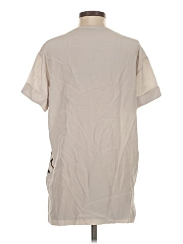 ALLSAINTS Short Sleeve Silk Top (view 2)