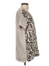 ALLSAINTS 100% Silk Gray Short Sleeve Silk Top Size 4 - photo 4