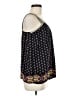 Hazel 100% Rayon Black Sleeveless Blouse Size M - photo 4