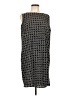 Halogen 100% Polyester Houndstooth Black Casual Dress Size L - photo 1