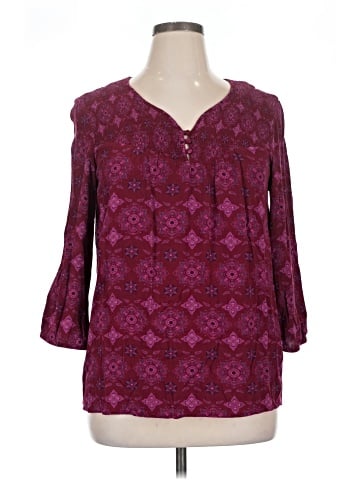 Magnolia Grace 3/4 Sleeve Blouse (view 1)