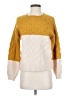 Hem & Thread Color Block Yellow Pullover Sweater Size S - photo 1