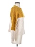 Hem & Thread Color Block Yellow Pullover Sweater Size S - photo 4