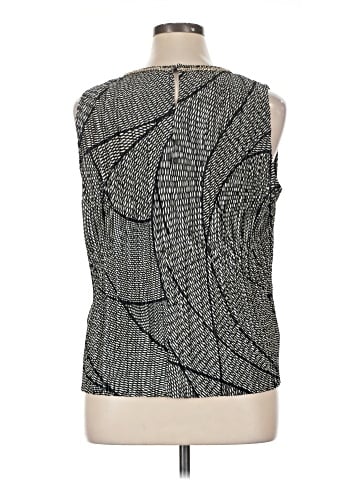 Roz & Ali Sleeveless Blouse (view 2)