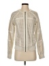 Blanc Noir 100% Polyurethane Ivory Track Jacket Size S - photo 1