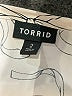 Torrid 100% Polyester Ivory Short Sleeve Blouse Size 2X Plus (2) - photo 7