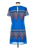 Jodi Kristopher 100% Polyester Graphic Blue Casual Dress Size S - photo 2