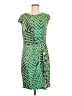 Donna Morgan Print Green Cocktail Dress Size 6 - photo 1