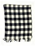 J.Crew Factory Store Checkered-gingham Gray Blue Scarf One size - photo 2