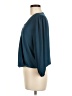 Nine Britton 100% Polyester Teal 3/4 Sleeve Blouse Size M - photo 5