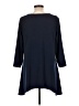 Unbranded Solid Blue Casual Dress Size L - photo 2
