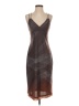 Express Tie-dye Brown Cocktail Dress Size 7 - 8 - photo 1