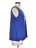 Citiknits Blue Sleeveless Top Size L - photo 4