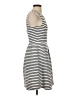 Unbranded Stripes Gray Casual Dress Size XS - photo 4