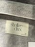 Stellae Dux Houndstooth Silver Pullover Sweater Size M - photo 7