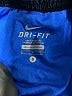Nike 100% Polyester Color Block Blue Athletic Shorts Size S - photo 3