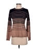 Liverpool Los Angeles Stripes Brown Pullover Sweater Size S - photo 1