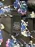 Express 100% Polyester Floral Black Long Sleeve Blouse Size XS - photo 8