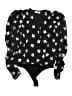 Buddy Love 100% Polyester Stars Black Bodysuit Size L - photo 1