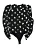 Buddy Love 100% Polyester Stars Black Bodysuit Size L - photo 2