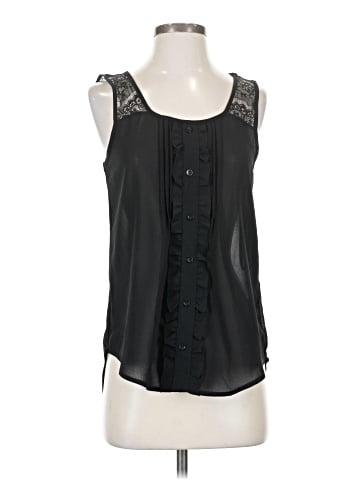 Edge Sleeveless Blouse (view 1)
