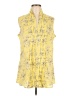 Catalog Classics 100% Cotton Yellow Sleeveless Blouse Size M - photo 1