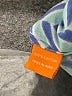 Oliphant 100% Cotton Chevron-herringbone Blue 3/4 Sleeve Blouse Size L - photo 7