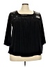 Notations Black 3/4 Sleeve Blouse Size 3X - photo 1