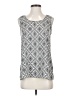 Pink Owl 100% Polyester Gray Silver Sleeveless Top Size S - photo 1