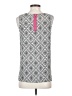Pink Owl 100% Polyester Gray Silver Sleeveless Top Size S - photo 2