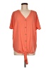 Zenana Premium Orange Short Sleeve Top Size M - photo 1
