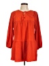 Calligraphie Orange 3/4 Sleeve Blouse Size L - photo 1