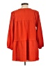 Calligraphie Orange 3/4 Sleeve Blouse Size L - photo 2