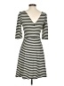 Pixley Stripes Black Casual Dress Size S - photo 2