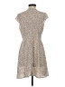 Shein 100% Polyester Print Tan Cocktail Dress Size 4 - photo 2