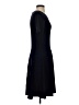 Talbots Solid Black Casual Dress Size S - photo 4