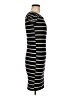 Mark Edwards Stripes Black Casual Dress Size M - photo 4