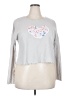 LC Lauren Conrad Gray Long Sleeve Top Size XXL - photo 1